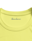 Abundance - "Vibe of Life" T-shirt Light Yellow S 15