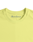 Abundance - "Vibe of Life" T-shirt Light Yellow XS 29