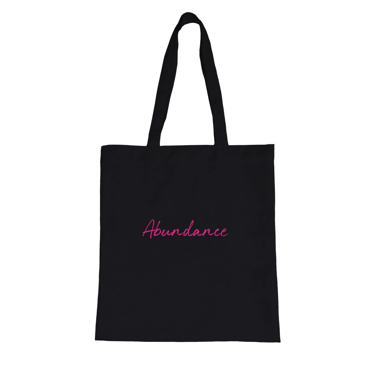 Abundance - "Vibe Of Life" Tote Bag Black 2