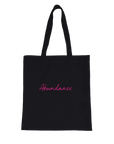 Abundance - "Vibe Of Life" Tote Bag Black 2