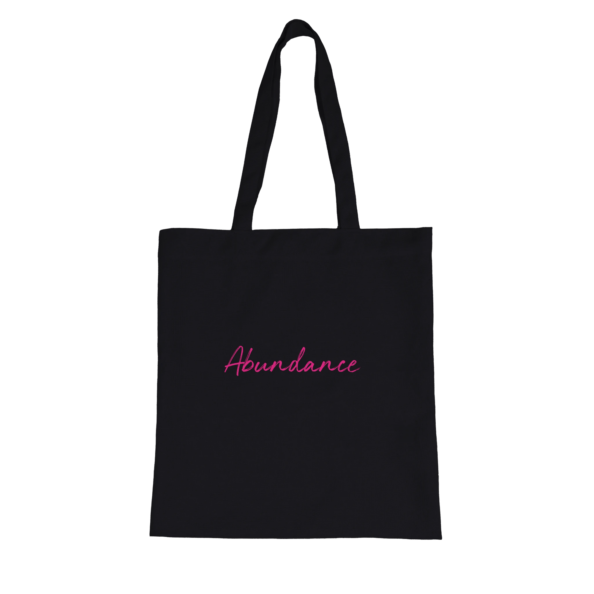 Abundance - "Vibe Of Life" Tote Bag Black 2