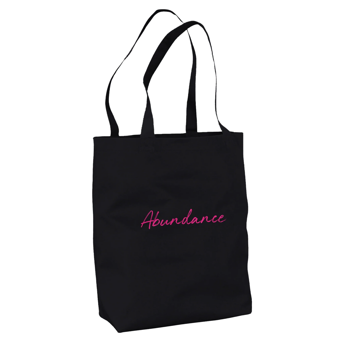 Abundance - "Vibe Of Life" Tote Bag Black 3