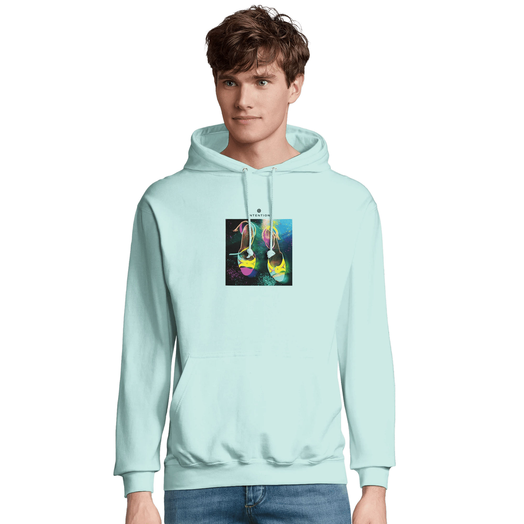 Adventurous - "Dancing in Colours" Hoodie arctic blue XS 6