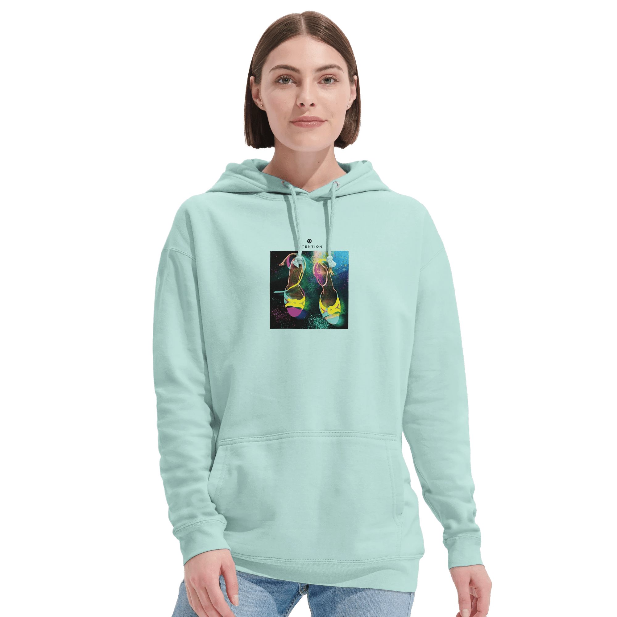 Adventurous - "Dancing in Colours" Hoodie arctic blue XS 8