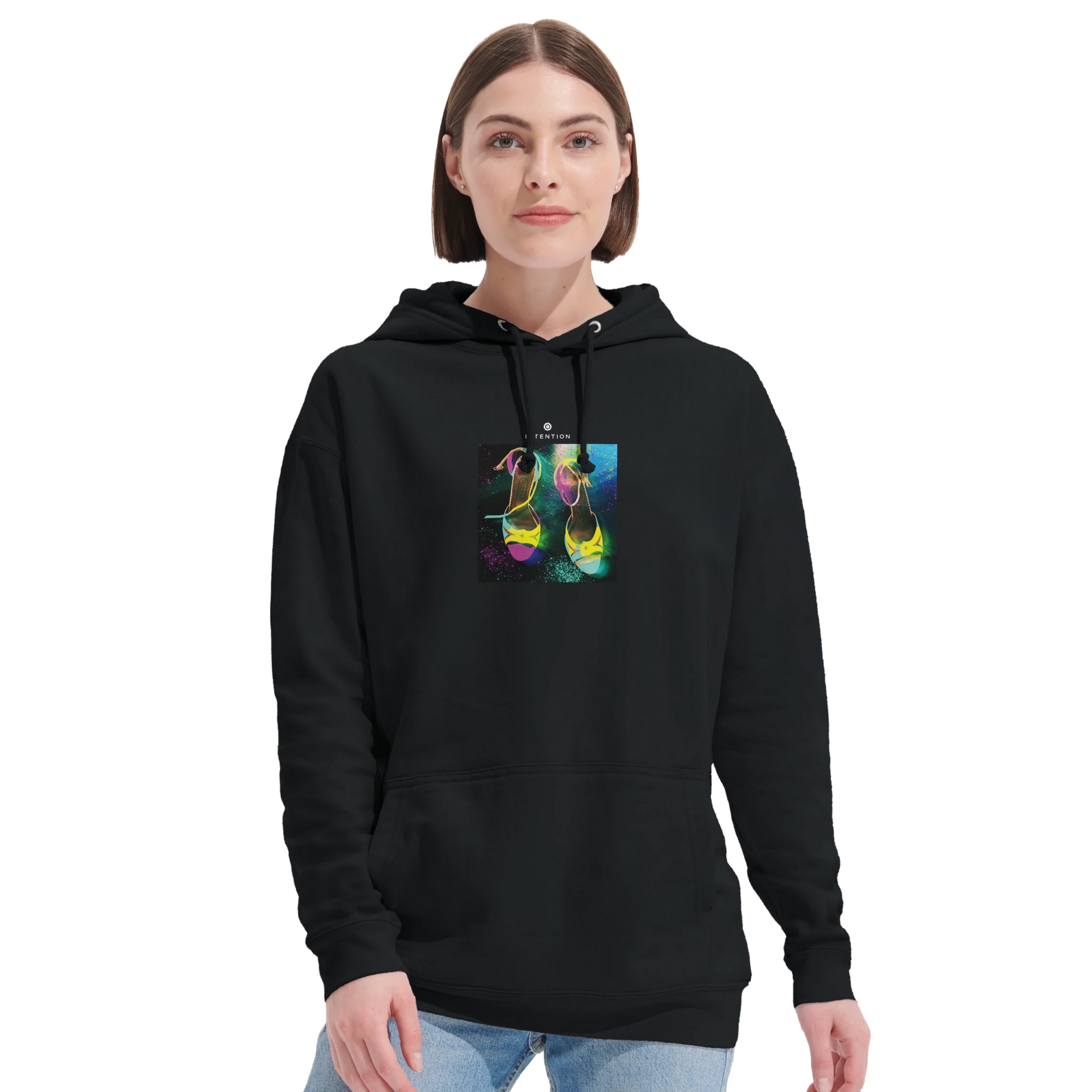 Adventurous - "Dancing in Colours" Hoodie Black XS 48