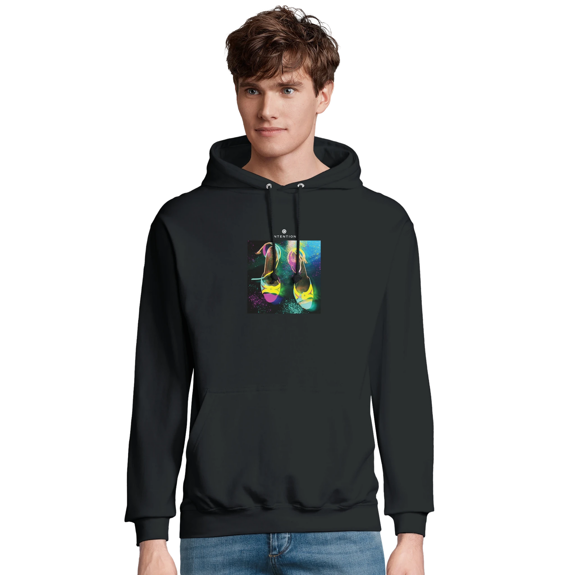 Adventurous - "Dancing in Colours" Hoodie Black XS 46