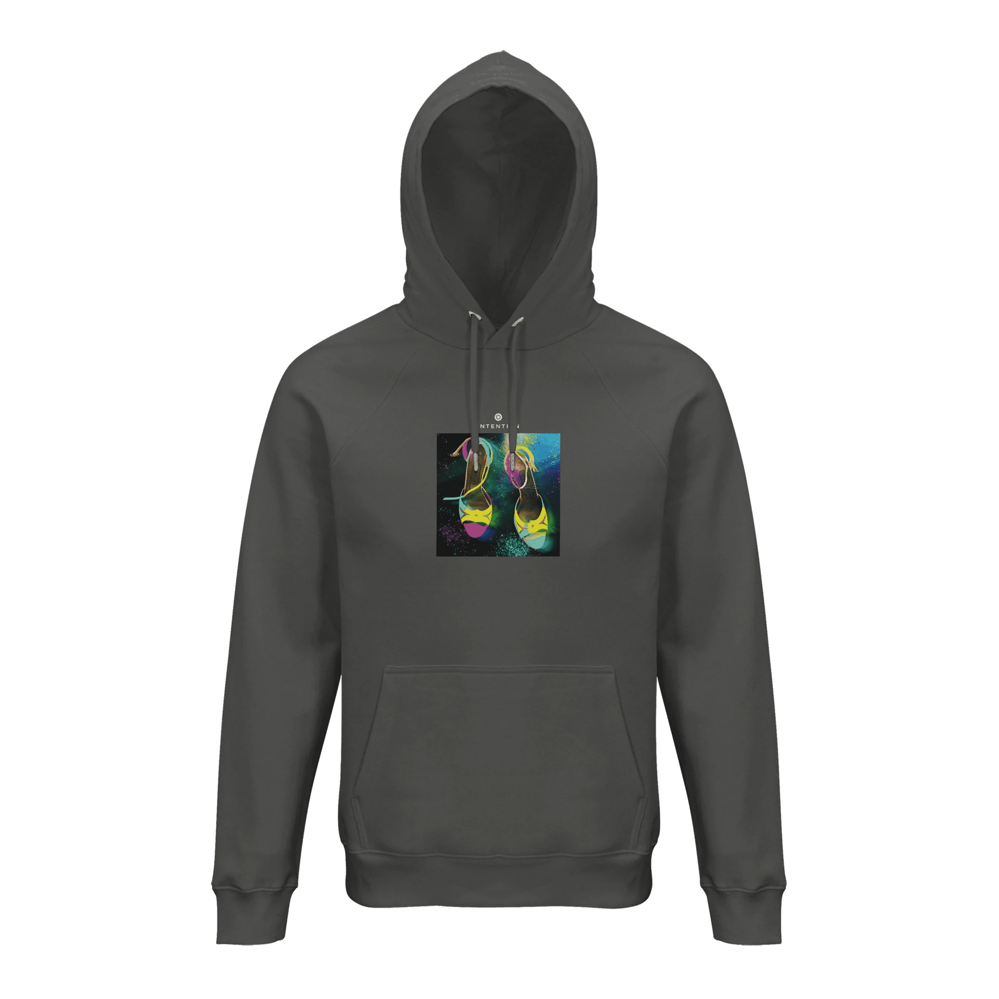 Adventurous - "Dancing in Colours" Hoodie charcoal melange XS 29