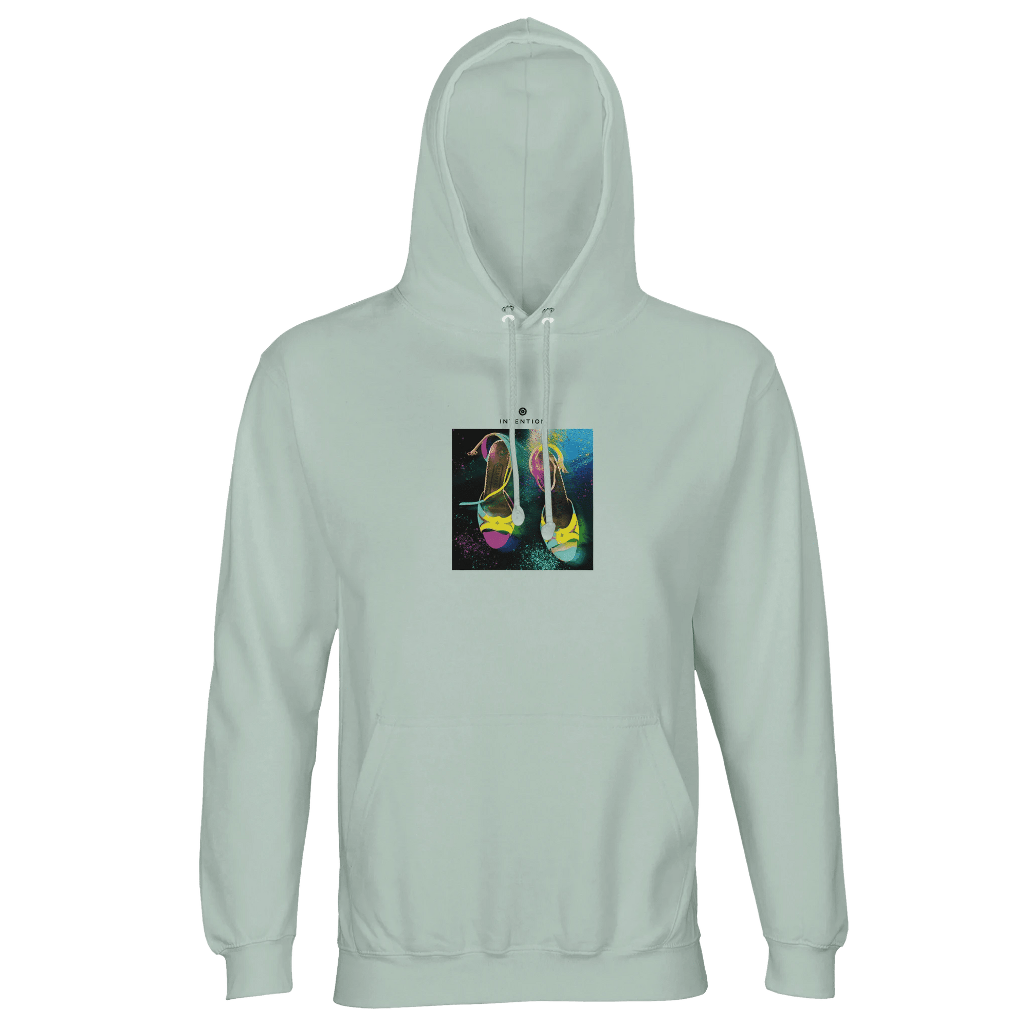 Adventurous - "Dancing in Colours" Hoodie creamy green XS 19