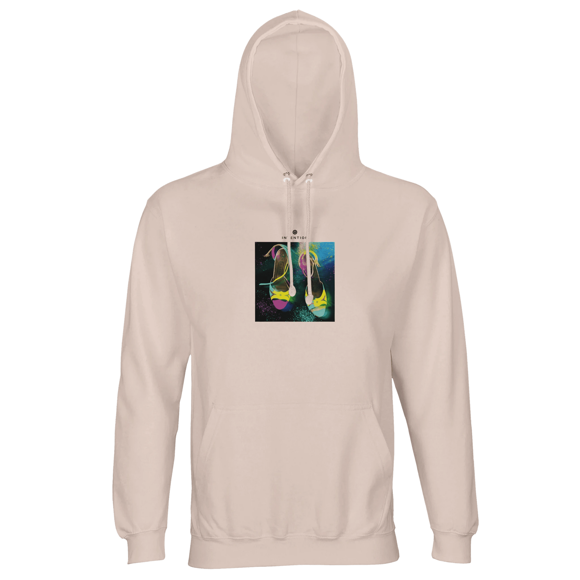 Adventurous - "Dancing in Colours" Hoodie creamy pink XS 39