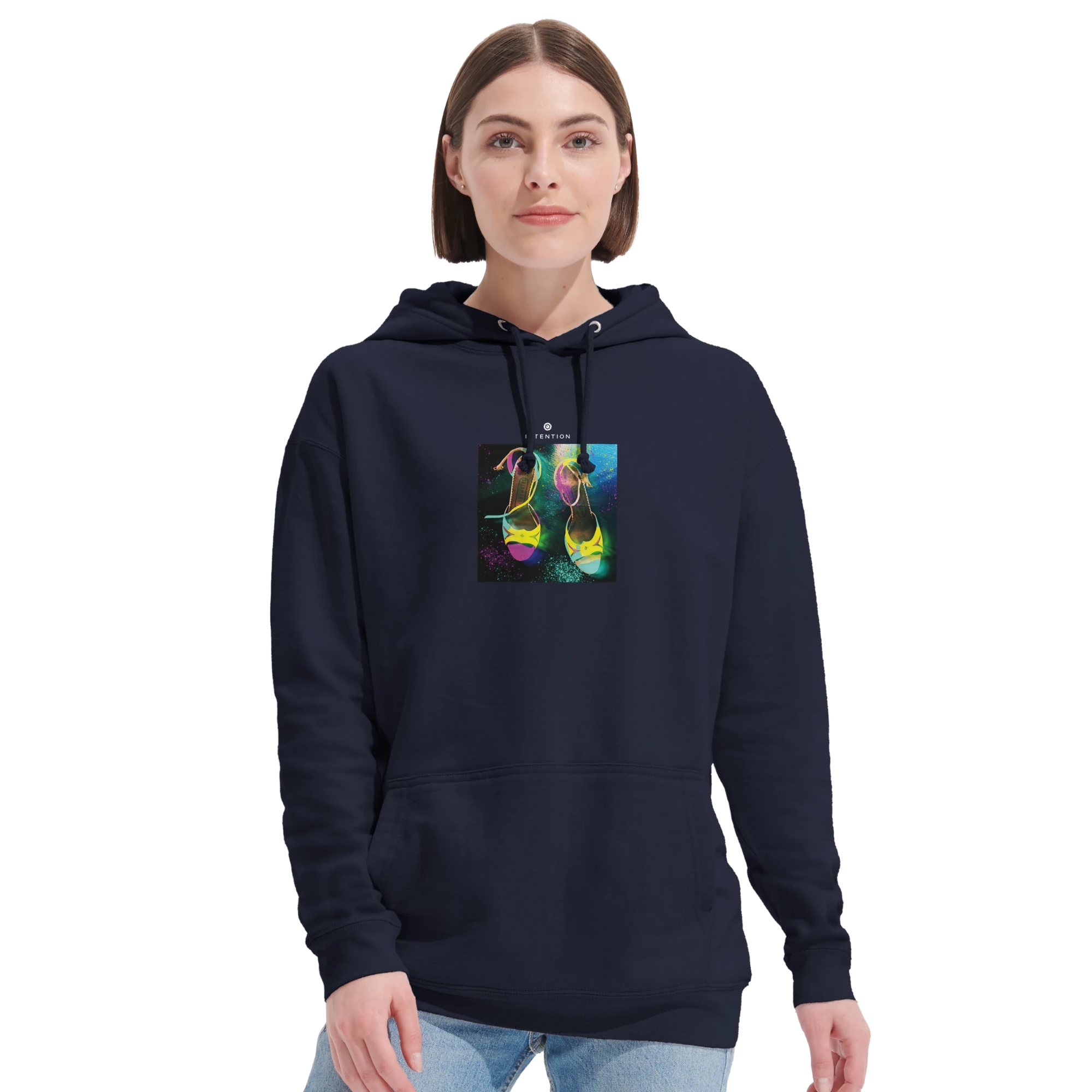 Adventurous - "Dancing in Colours" Hoodie French Navy XS 38