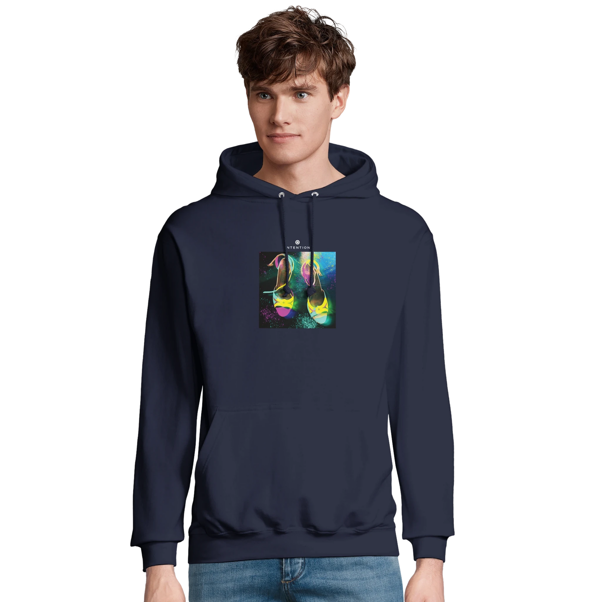 Adventurous - "Dancing in Colours" Hoodie French Navy XS 36