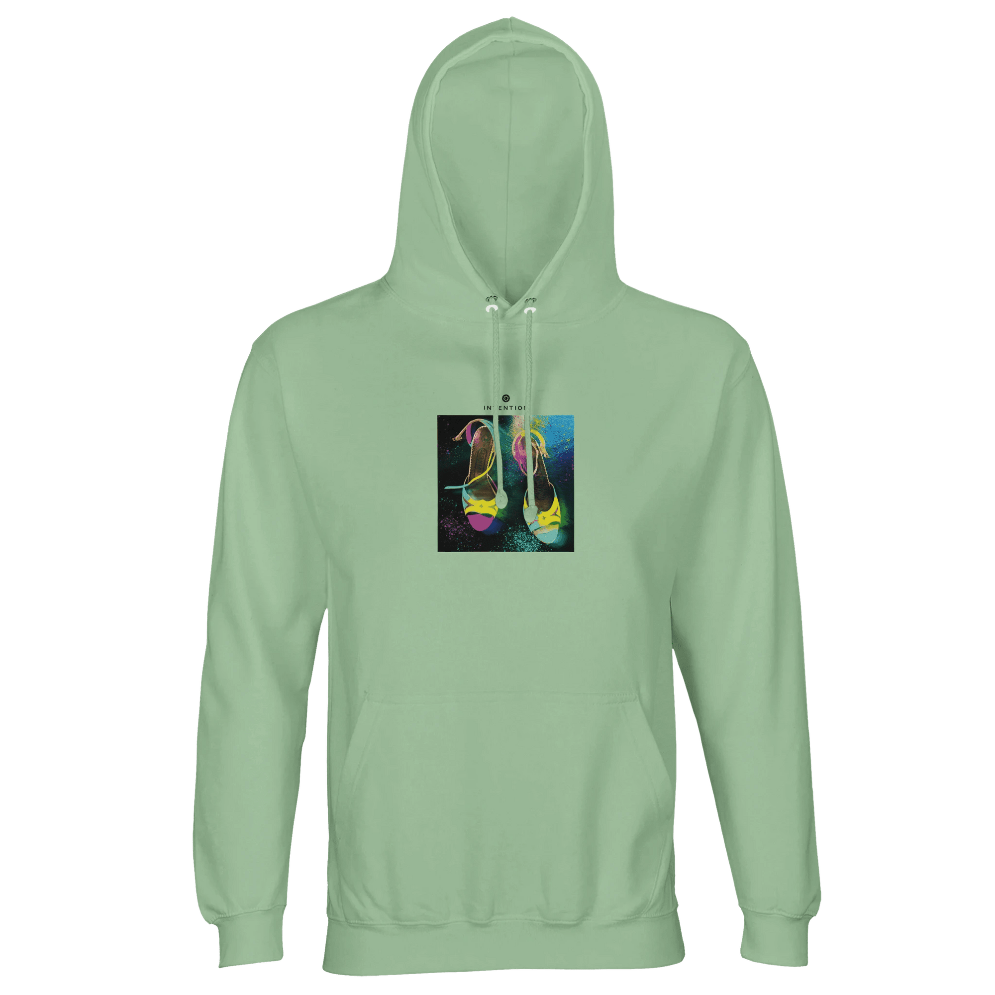 Adventurous - "Dancing in Colours" Hoodie frozen green XS 14