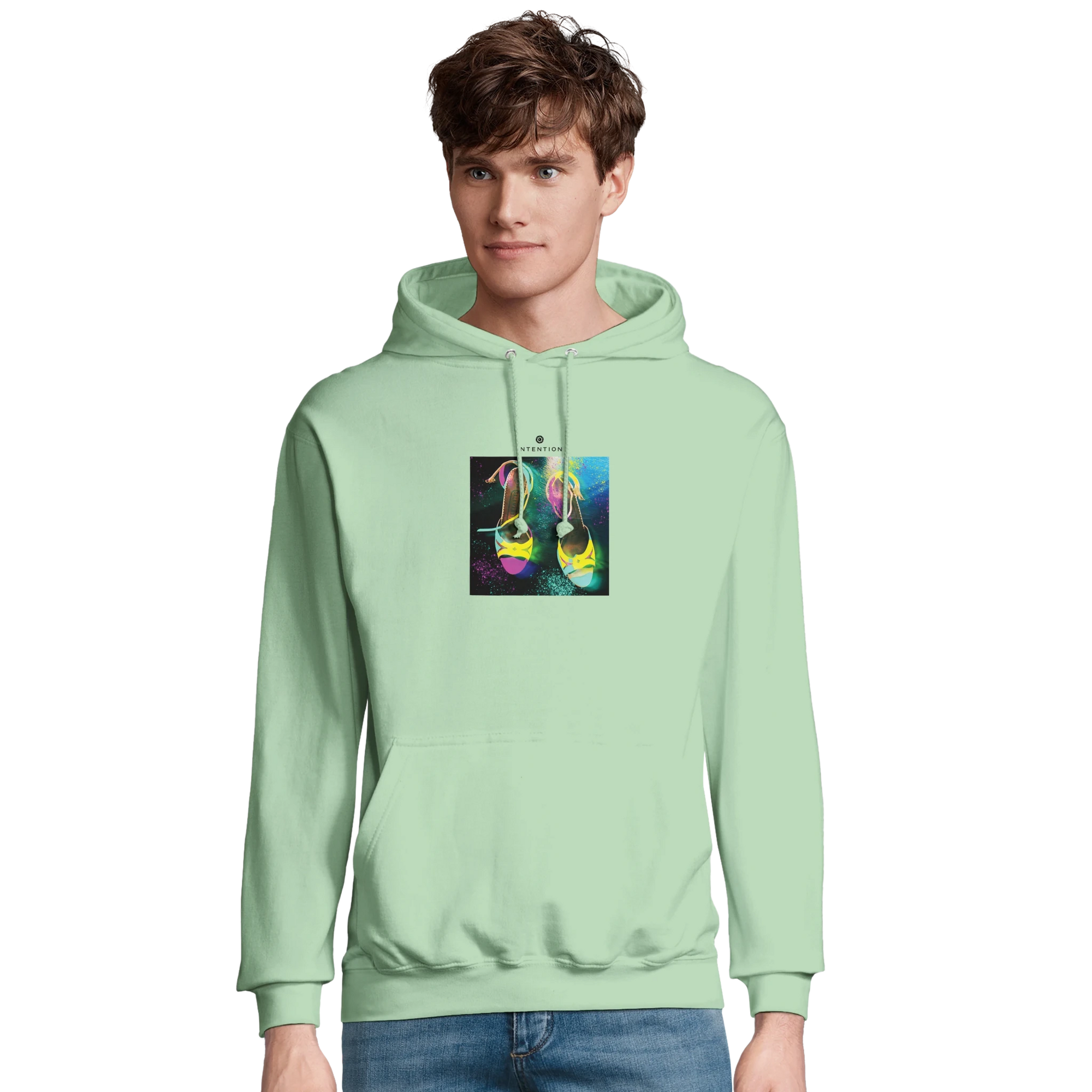Adventurous - "Dancing in Colours" Hoodie frozen green XS 16