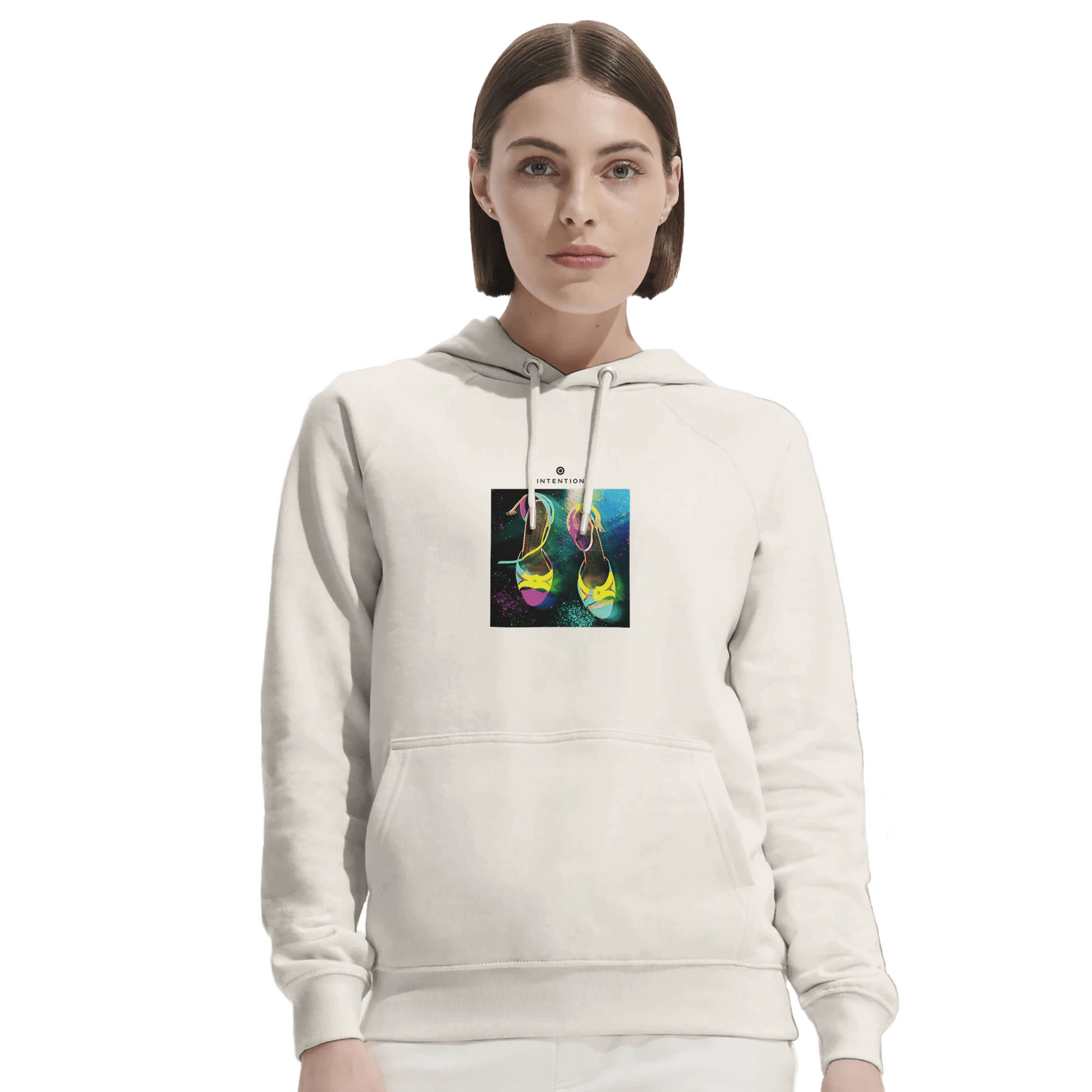 Adventurous - "Dancing in Colours" Hoodie Off White XS 8