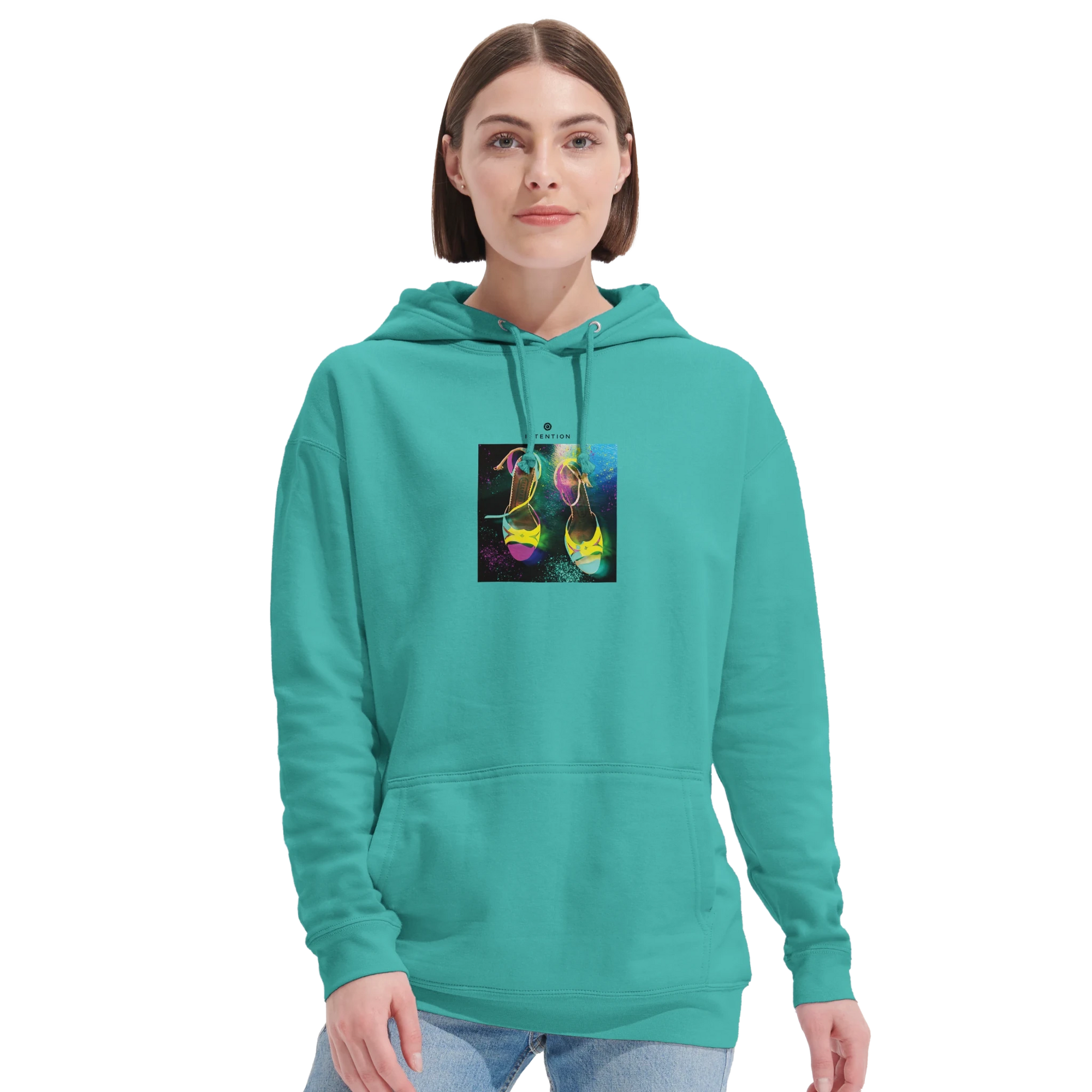 Adventurous - "Dancing in Colours" Hoodie pool blue XS 28