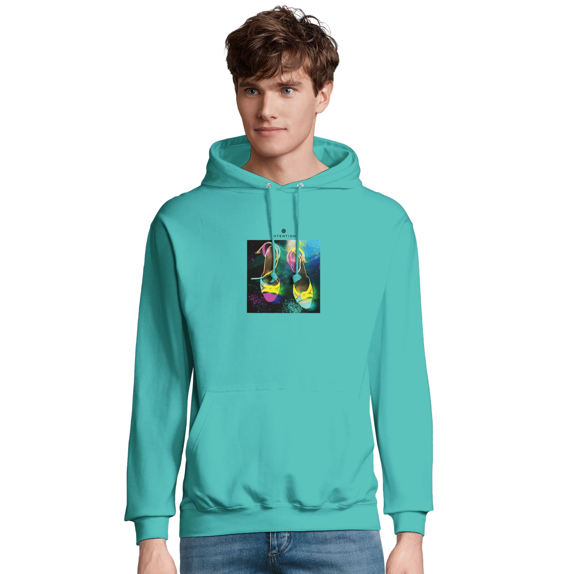 Adventurous - "Dancing in Colours" Hoodie pool blue XS 26