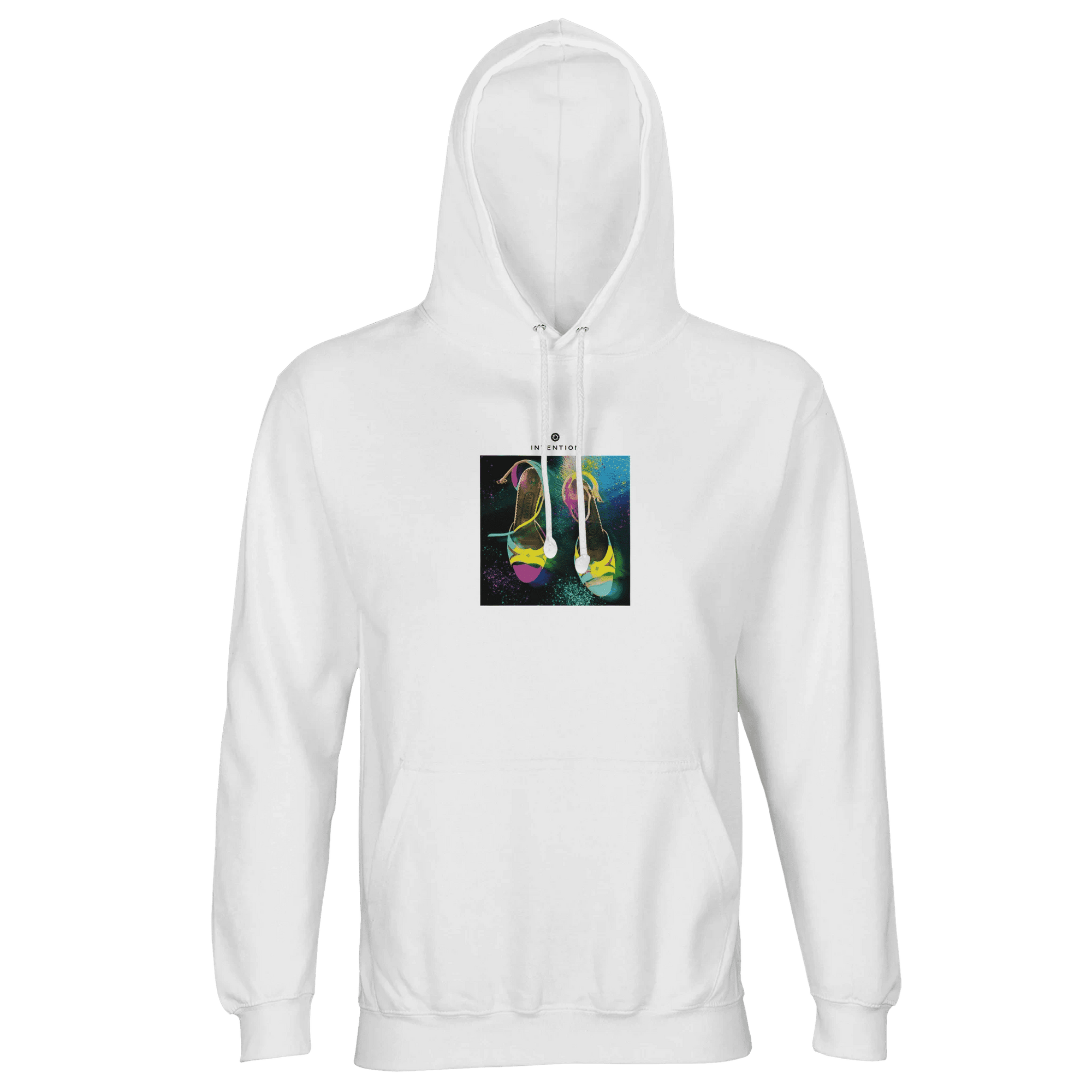 Adventurous - "Dancing in Colours" Hoodie White XS 49