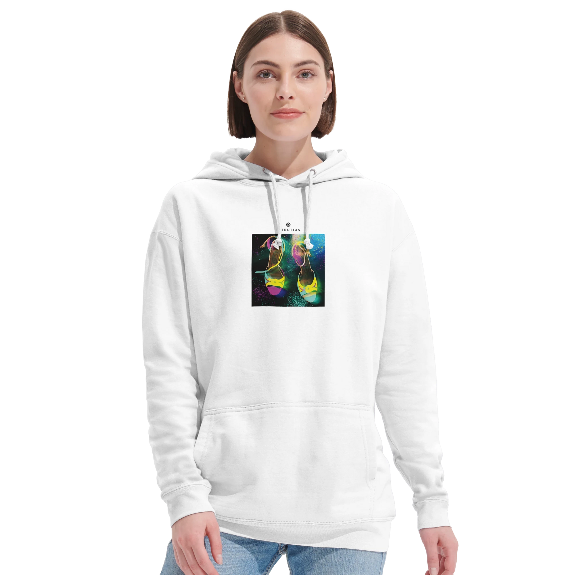 Adventurous - "Dancing in Colours" Hoodie White XS 53