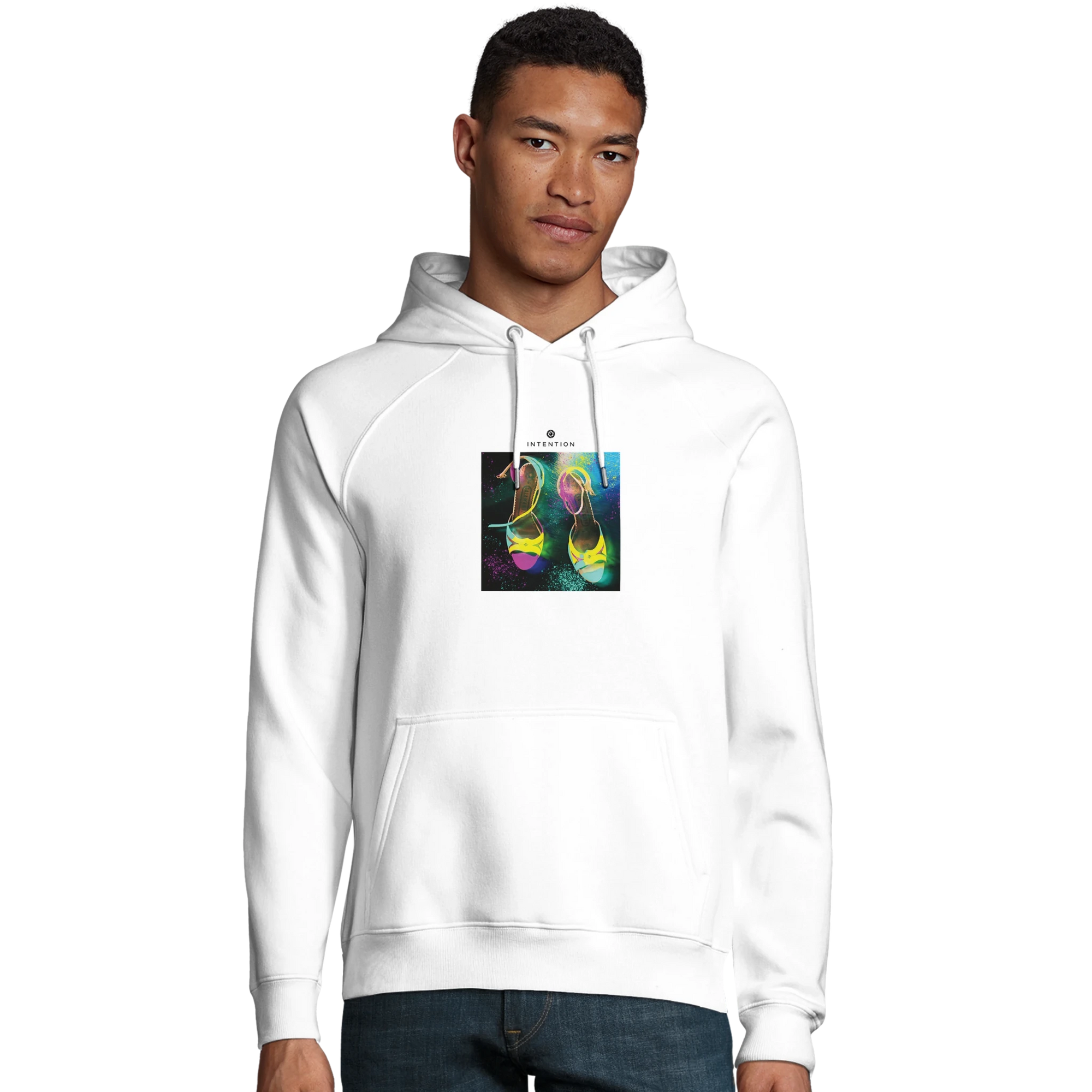 Adventurous - "Dancing in Colours" Hoodie White XS 11