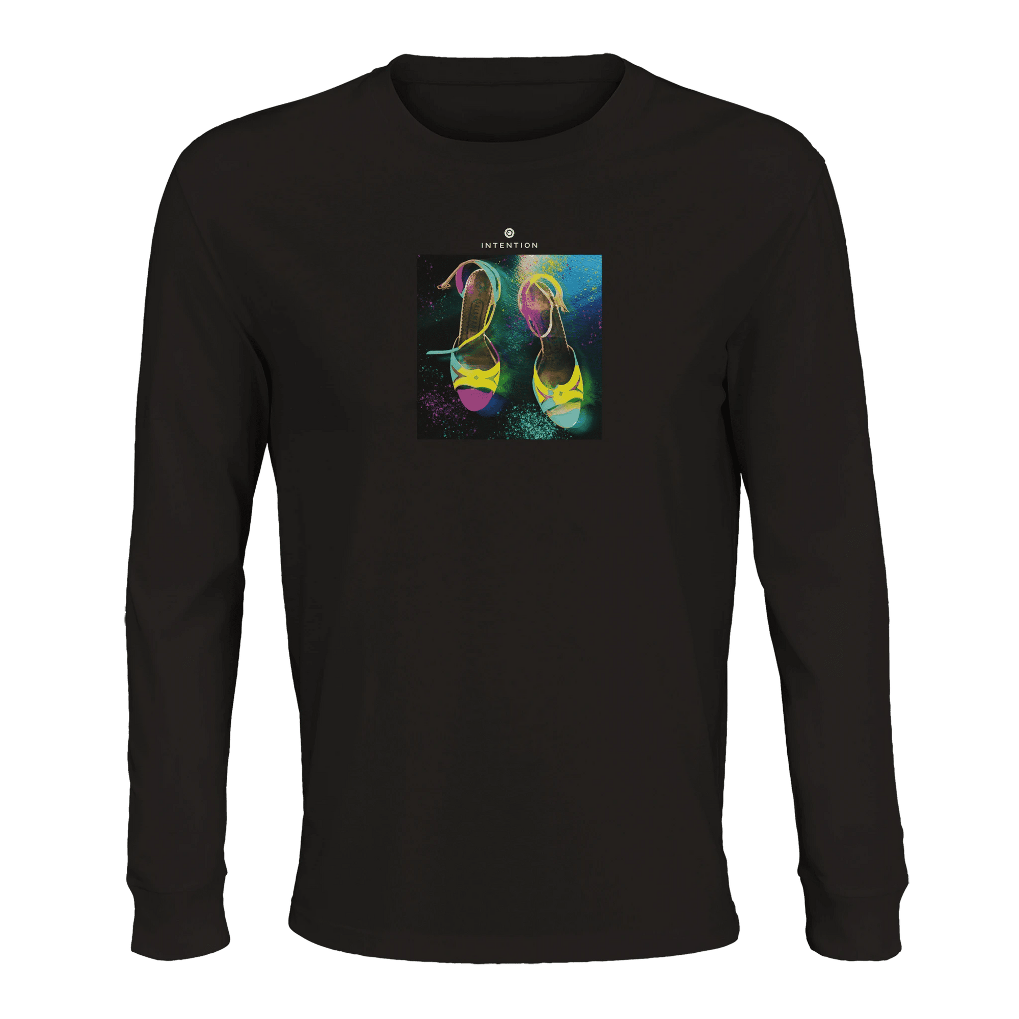 Adventurous - "Dancing in Colours" Long sleeve Deep Black XS 12
