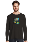 Adventurous - "Dancing in Colours" Long sleeve Deep Black XS 14