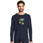 Adventurous - "Dancing in Colours" Long sleeve French Navy XS 3
