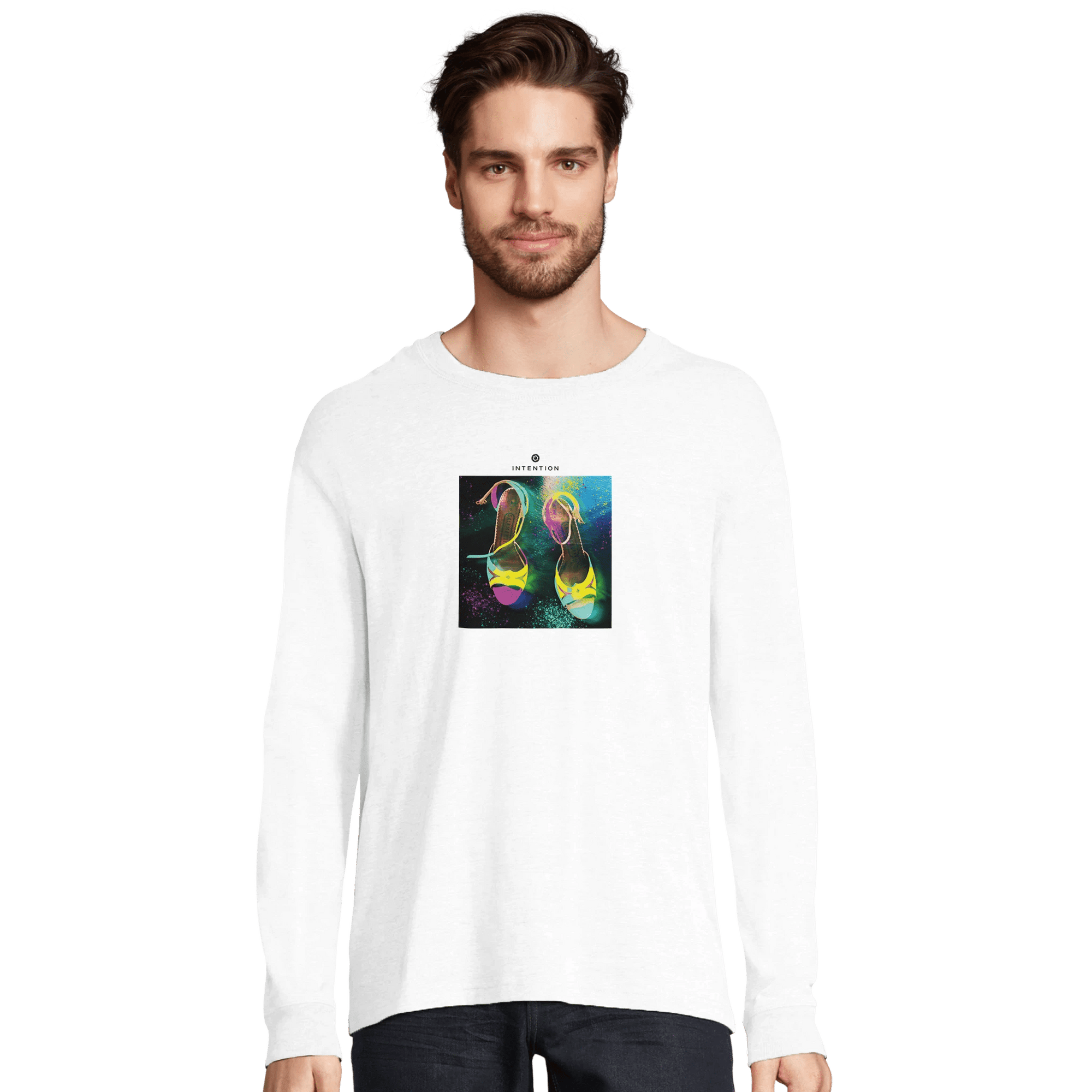 Adventurous - "Dancing in Colours" Long sleeve White XS 6