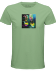 Adventurous - "Dancing in Colours" T-shirt apple green 1