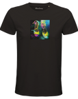 Adventurous - "Dancing in Colours" T-shirt Deep Black 1
