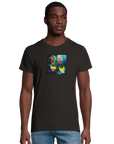 Adventurous - "Dancing in Colours" T-shirt Deep Black 4