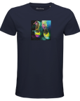 Adventurous - "Dancing in Colours" T-shirt French Navy 1
