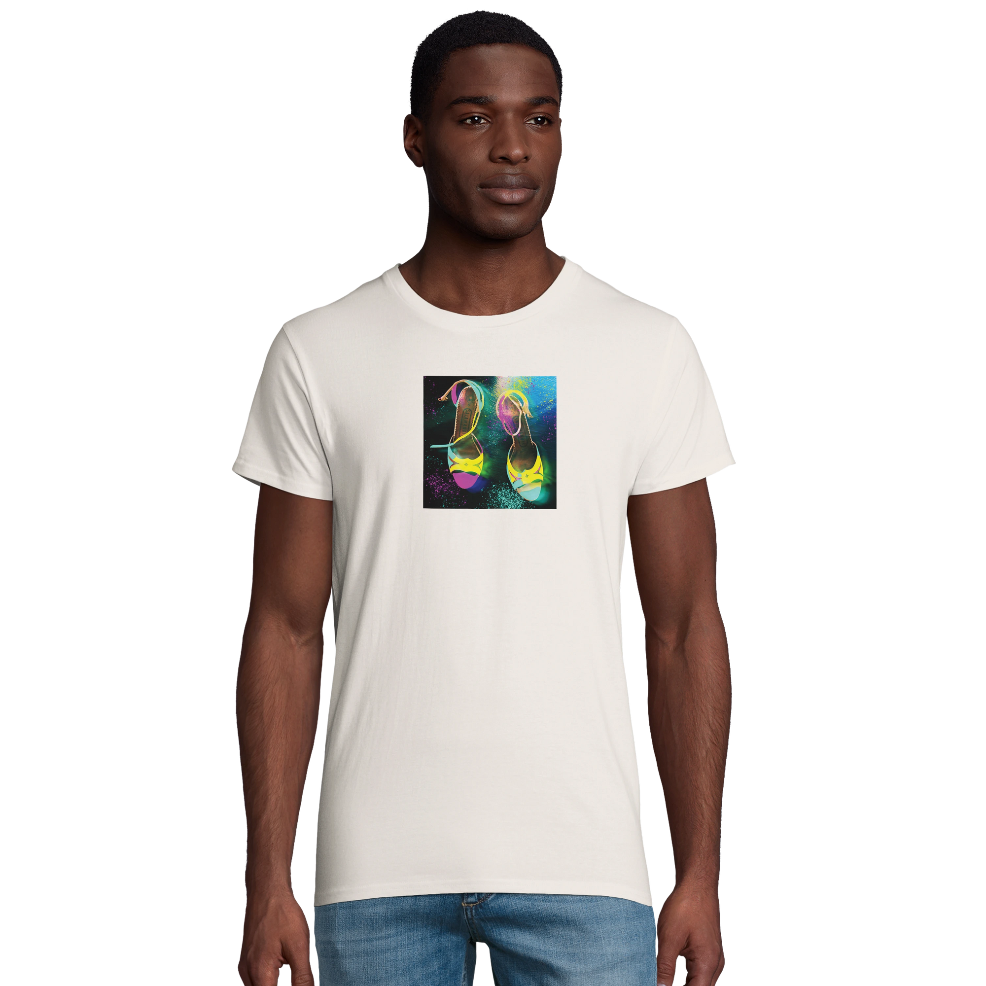 Adventurous - "Dancing in Colours" T-shirt Off White 4
