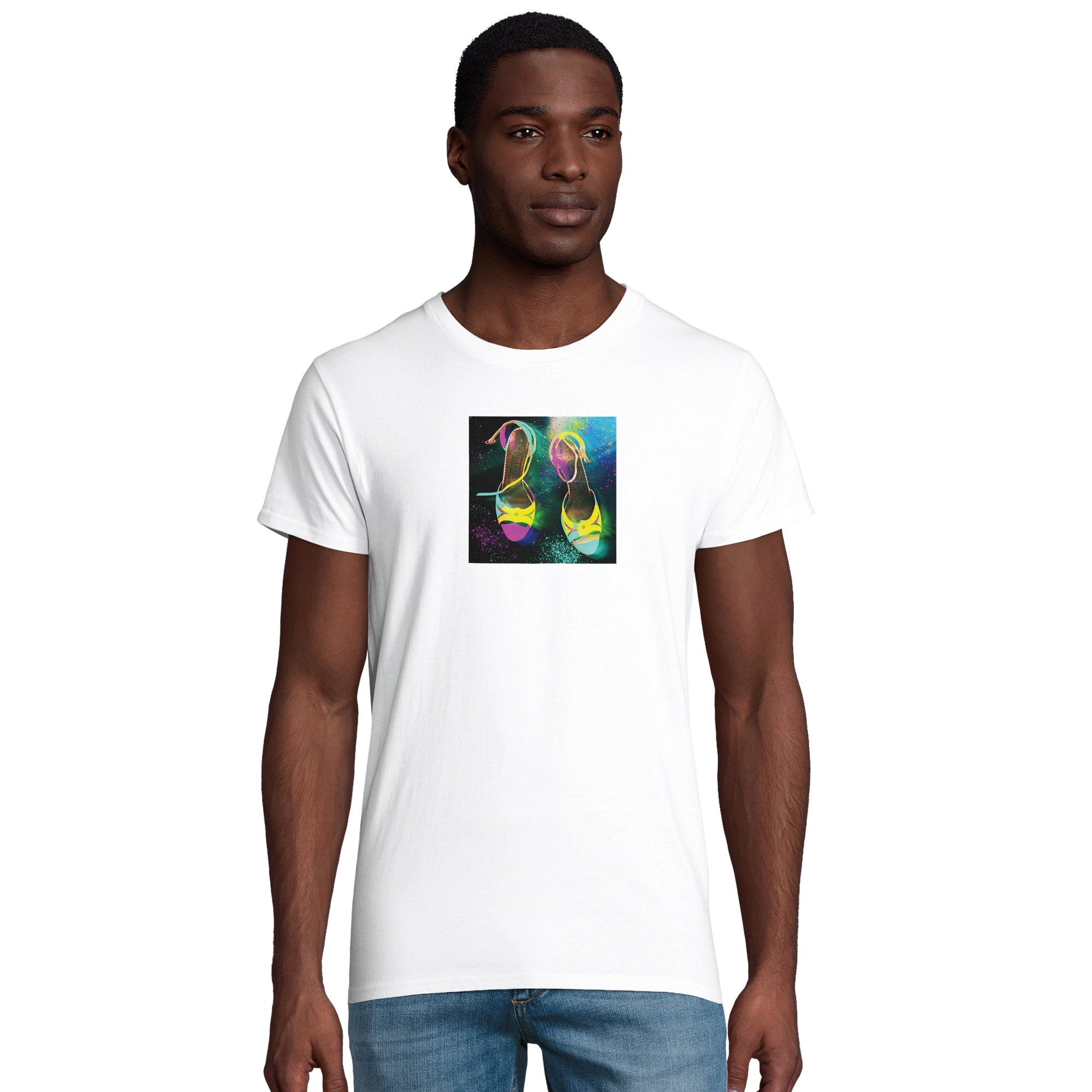Adventurous - "Dancing in Colours" T-shirt White 4