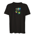 Adventurous - "Dancing in Colours" T-shirt Deep Black 1