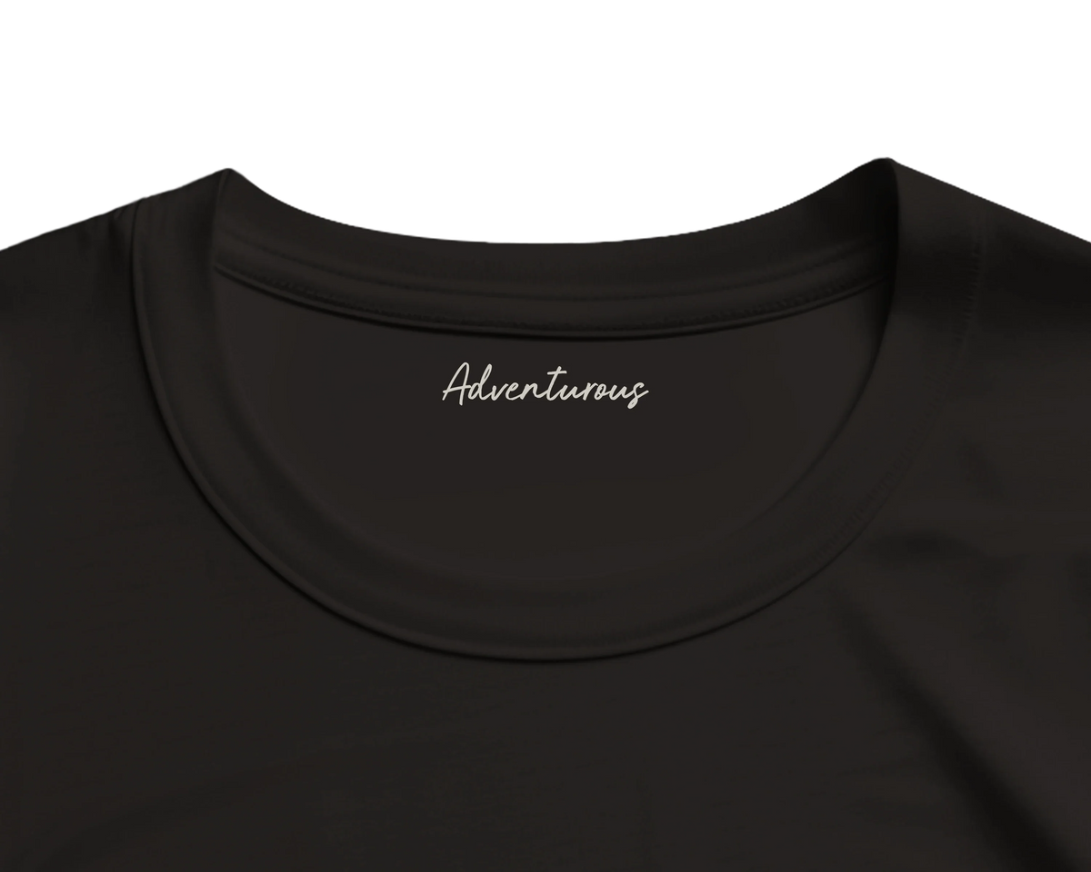 Adventurous - "Dancing in Colours" T-shirt Deep Black 2