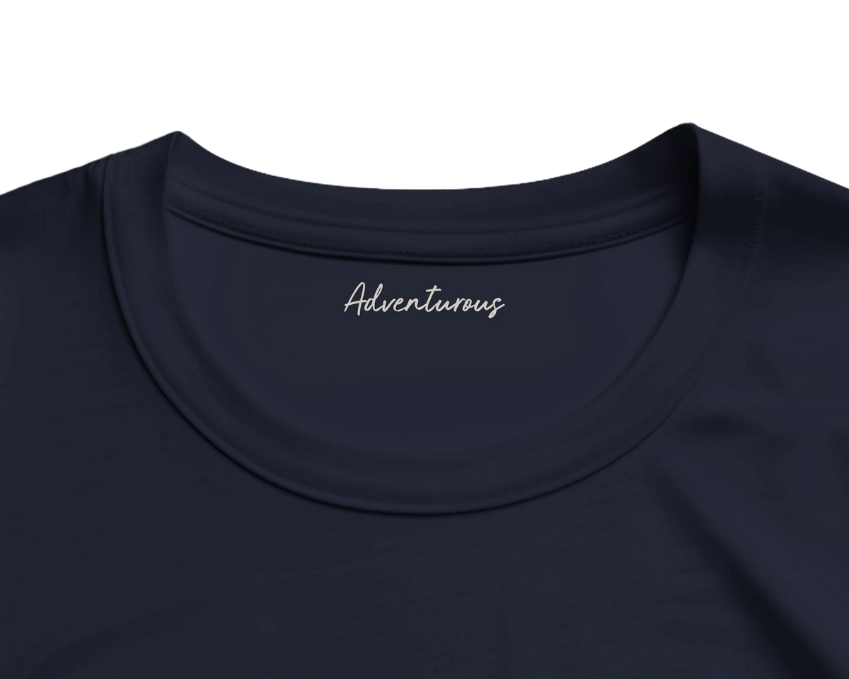 Adventurous - "Dancing in Colours" T-shirt French Navy 2