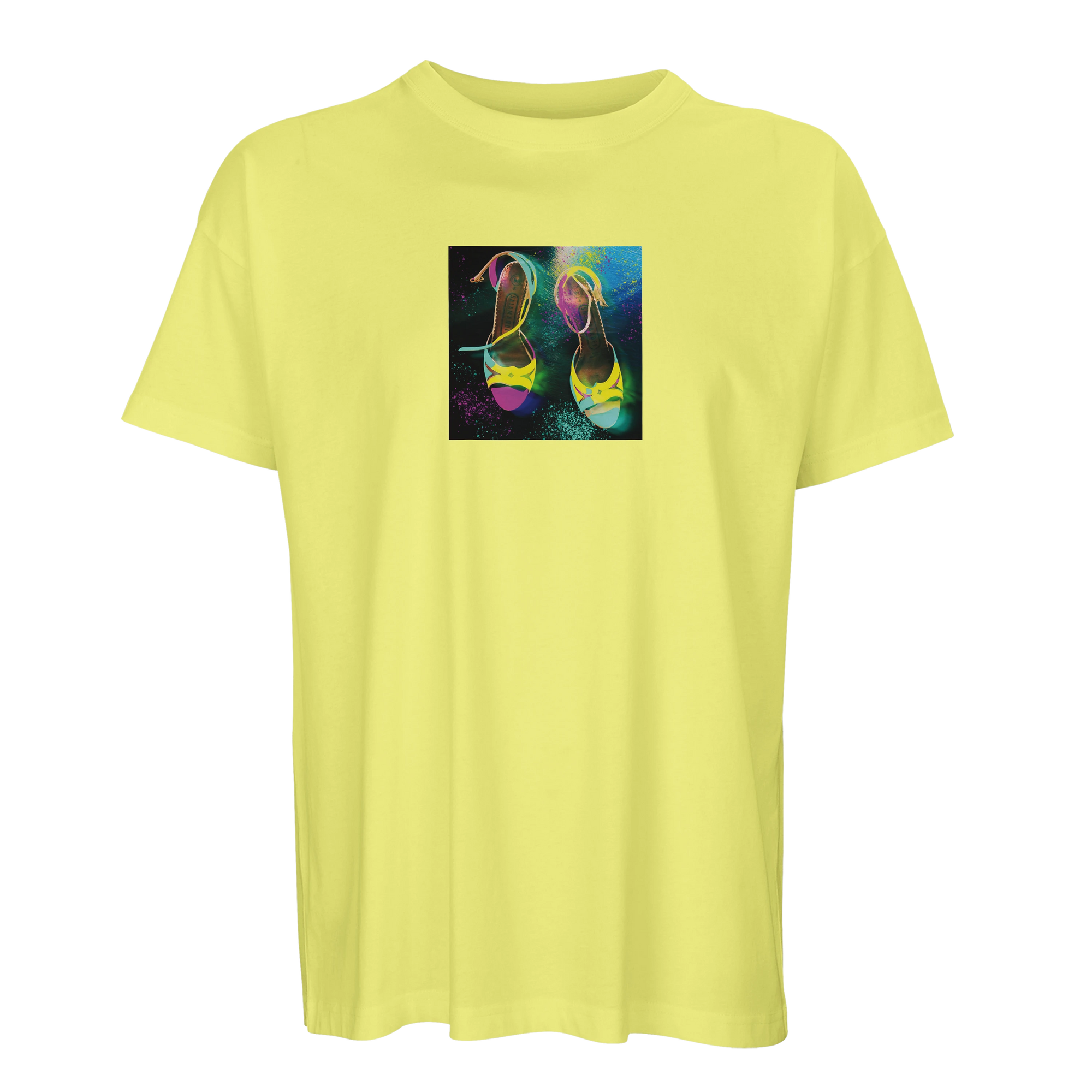 Adventurous - "Dancing in Colours" T-shirt Light Yellow 1