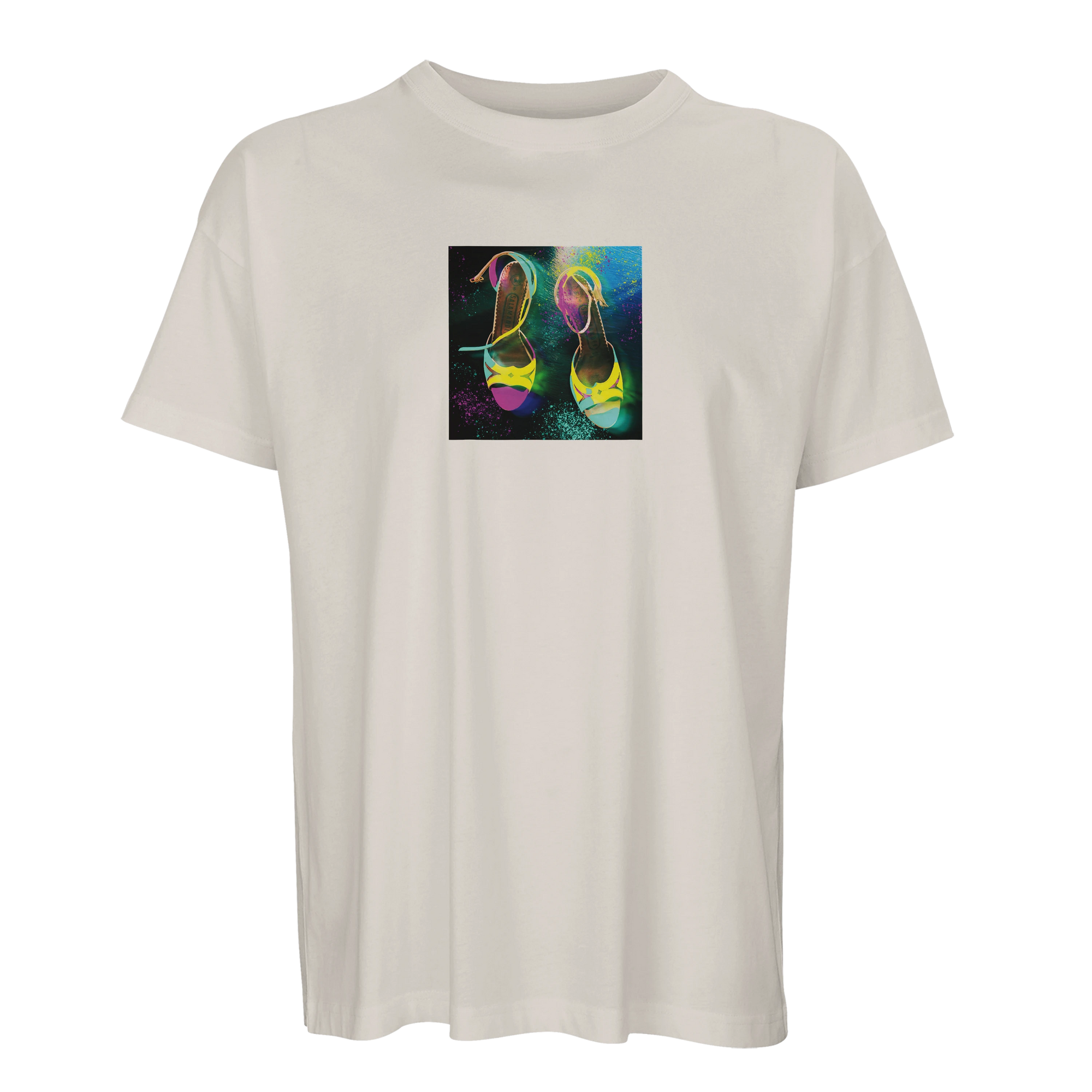 Adventurous - "Dancing in Colours" T-shirt Off White 1