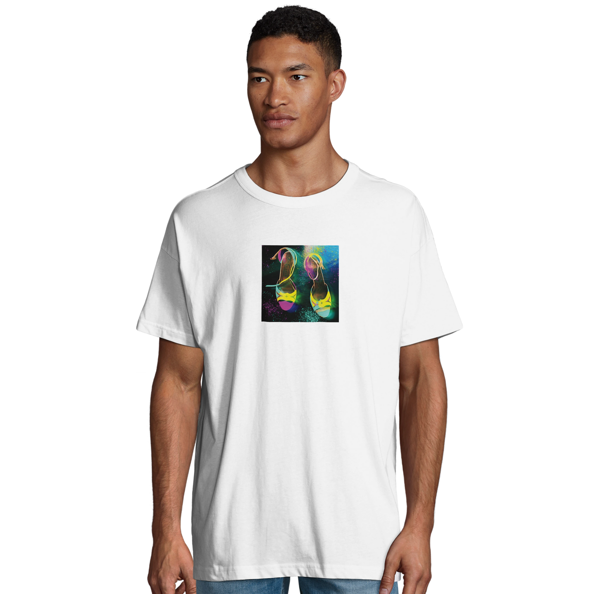 Adventurous - "Dancing in Colours" T-shirt White 4