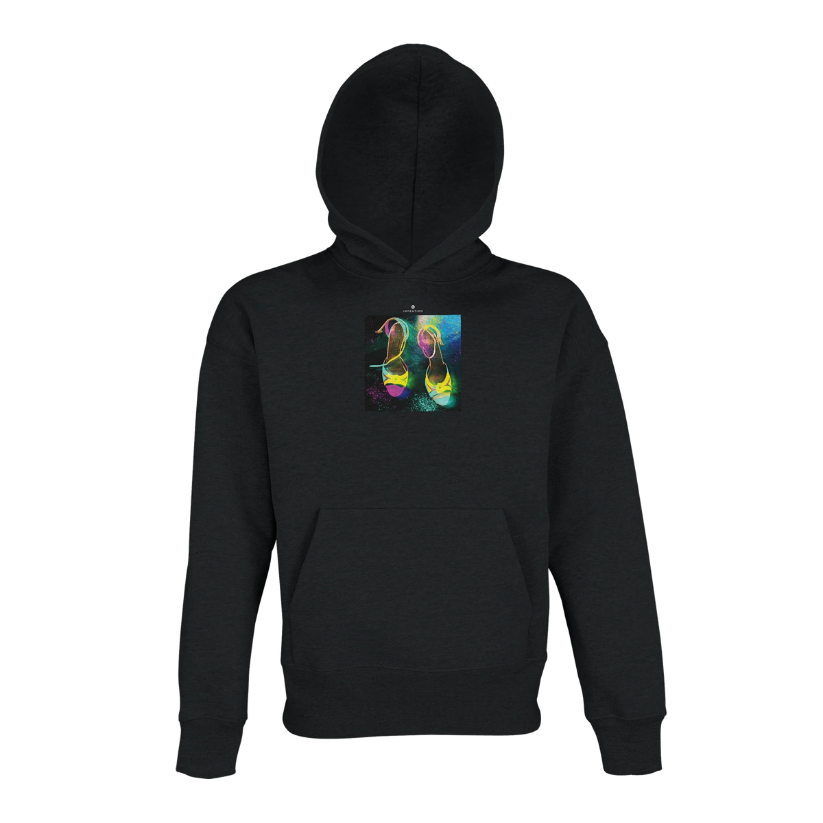 Adventurous - "Dancing in Colours" Hoodie Black 1