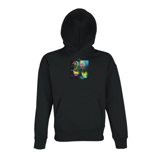 Adventurous - "Dancing in Colours" Hoodie Black 1
