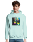 Adventurous - "Dancing in Colours" Hoodie arctic blue 3