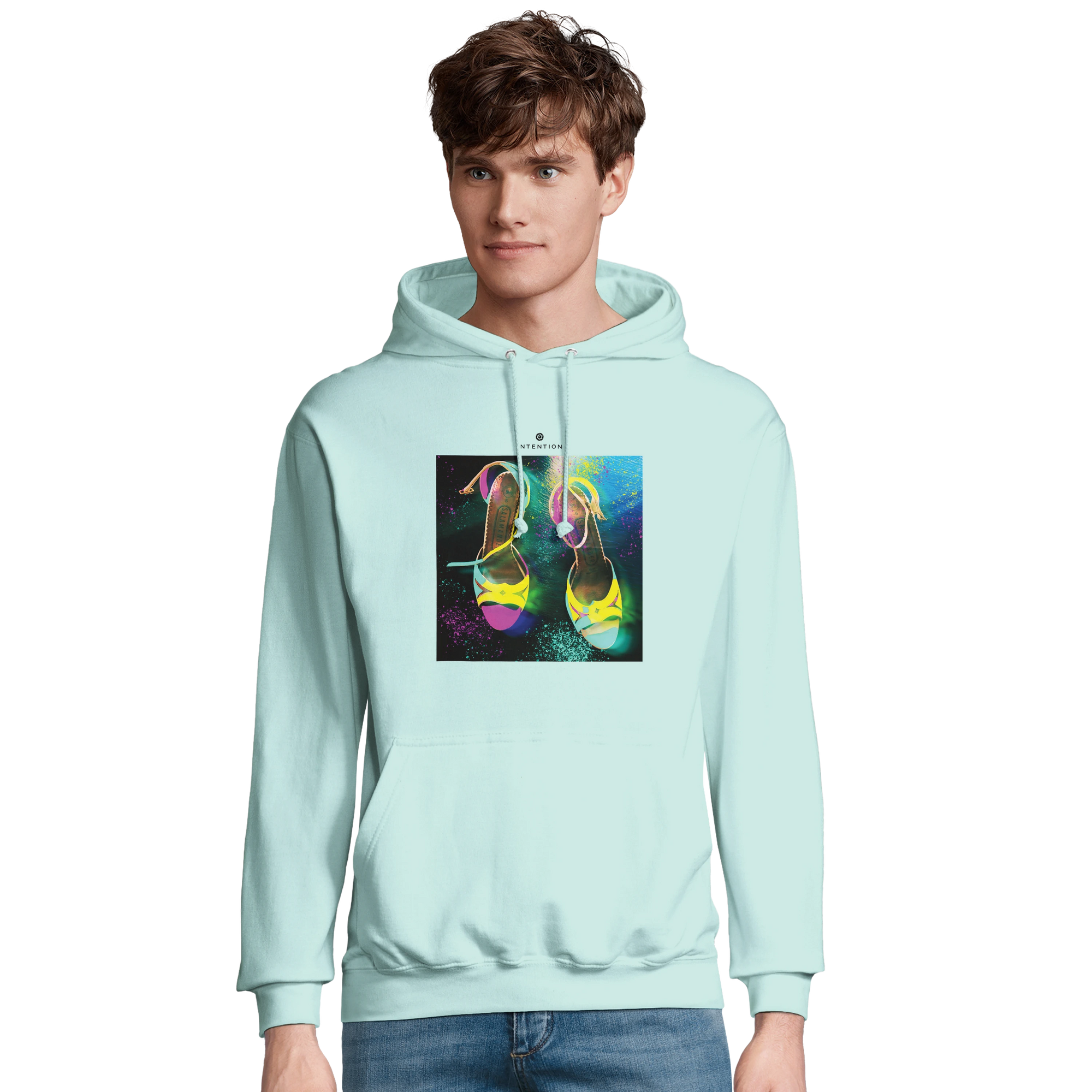 Adventurous - "Dancing in Colours" Hoodie arctic blue 3