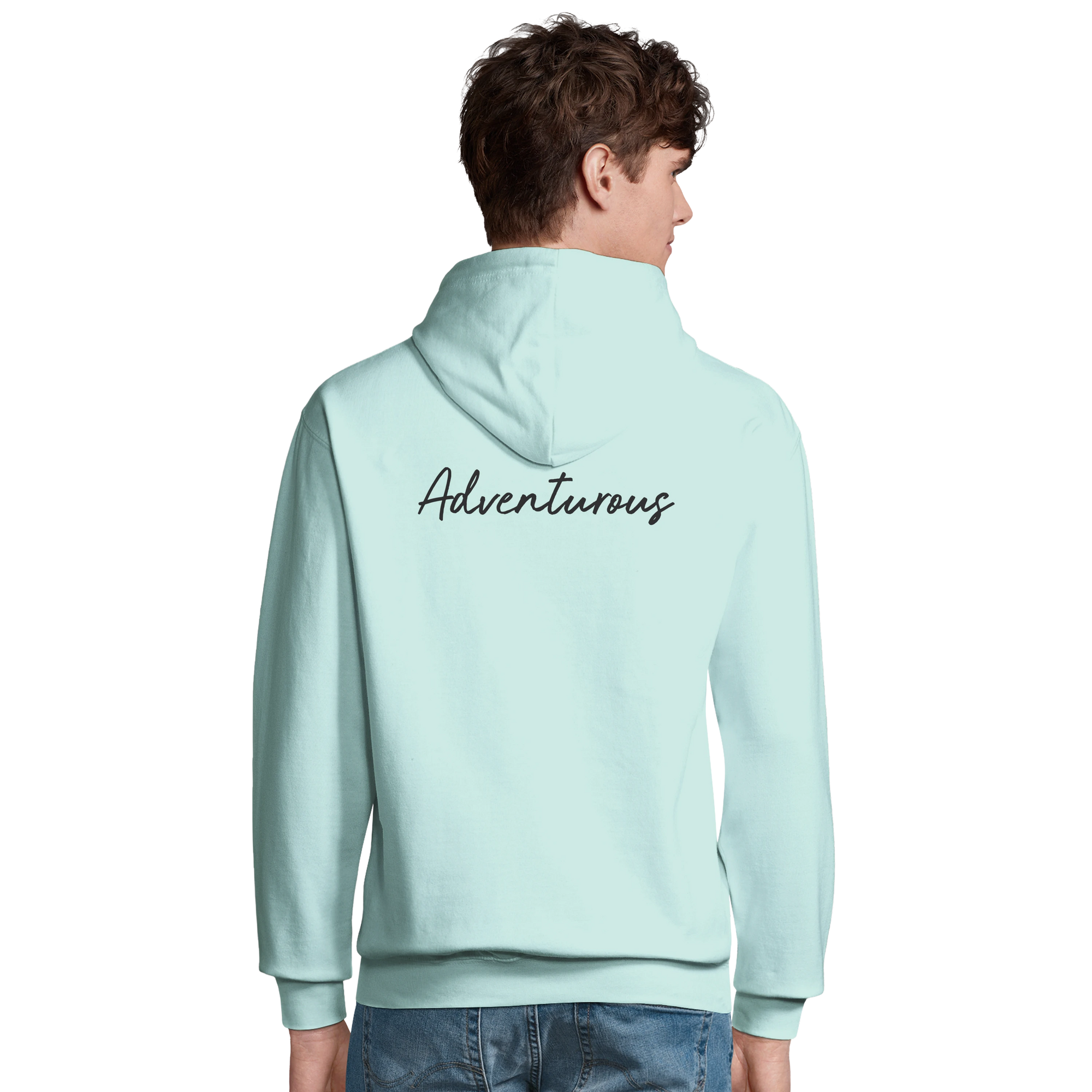 Adventurous - "Dancing in Colours" Hoodie arctic blue 4