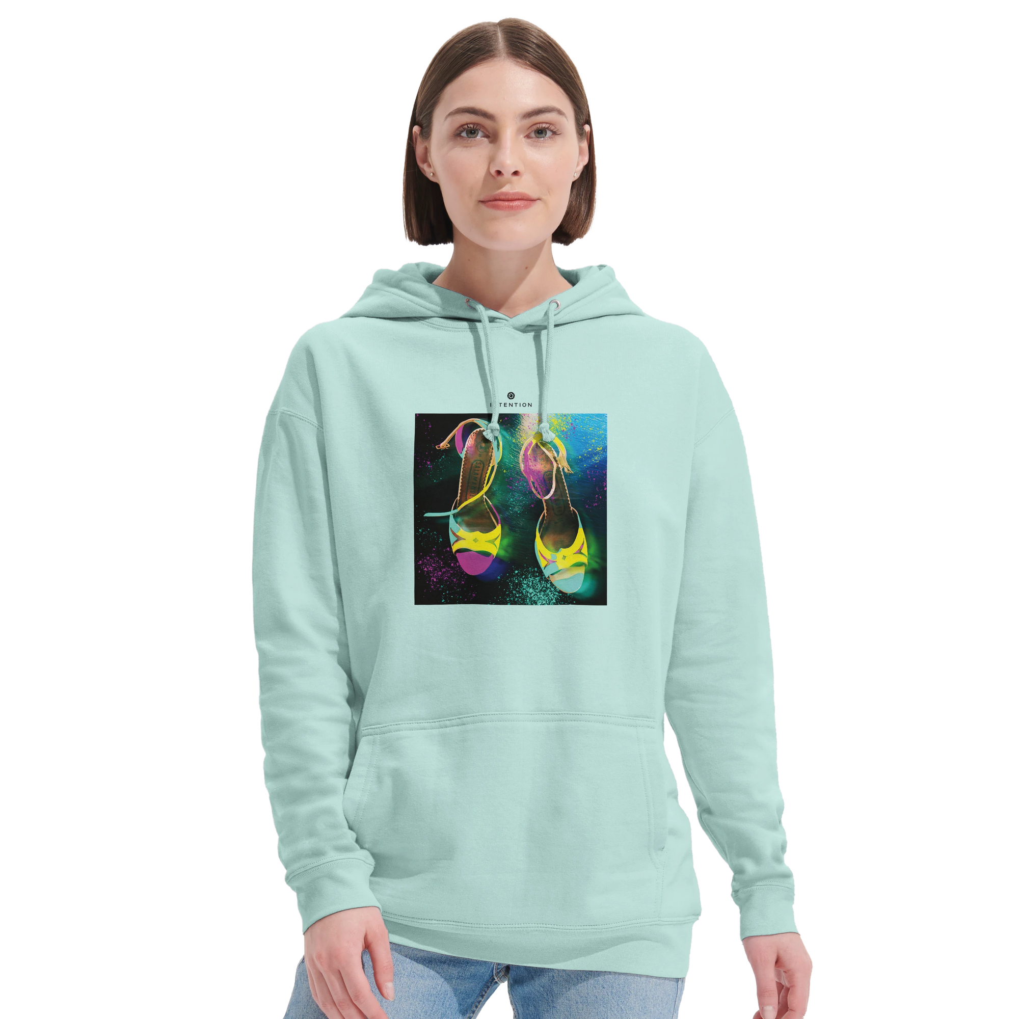 Adventurous - "Dancing in Colours" Hoodie arctic blue 5