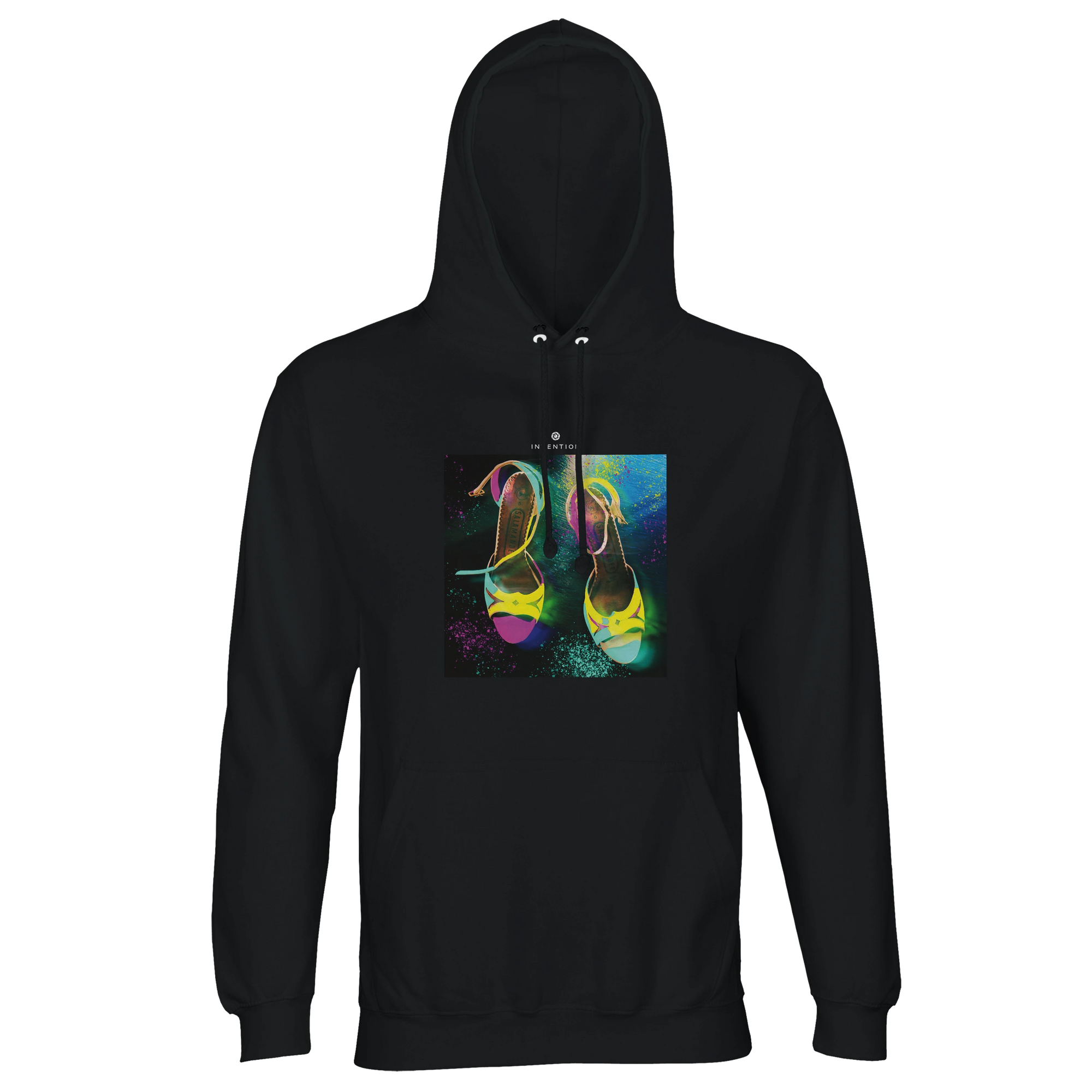 Adventurous - "Dancing in Colours" Hoodie Black 1