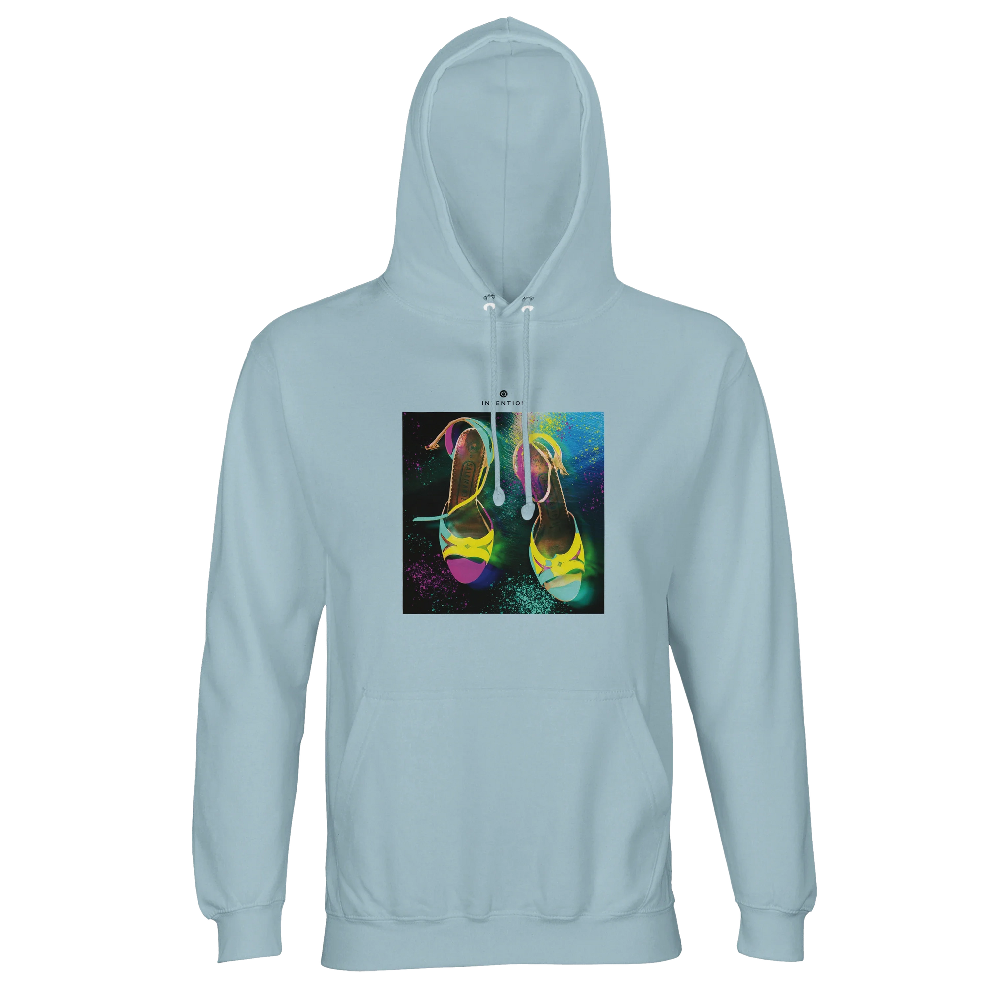 Adventurous - "Dancing in Colours" Hoodie creamy blue 1