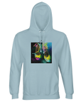 Adventurous - "Dancing in Colours" Hoodie creamy blue 1
