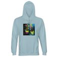Adventurous - "Dancing in Colours" Hoodie creamy blue 1