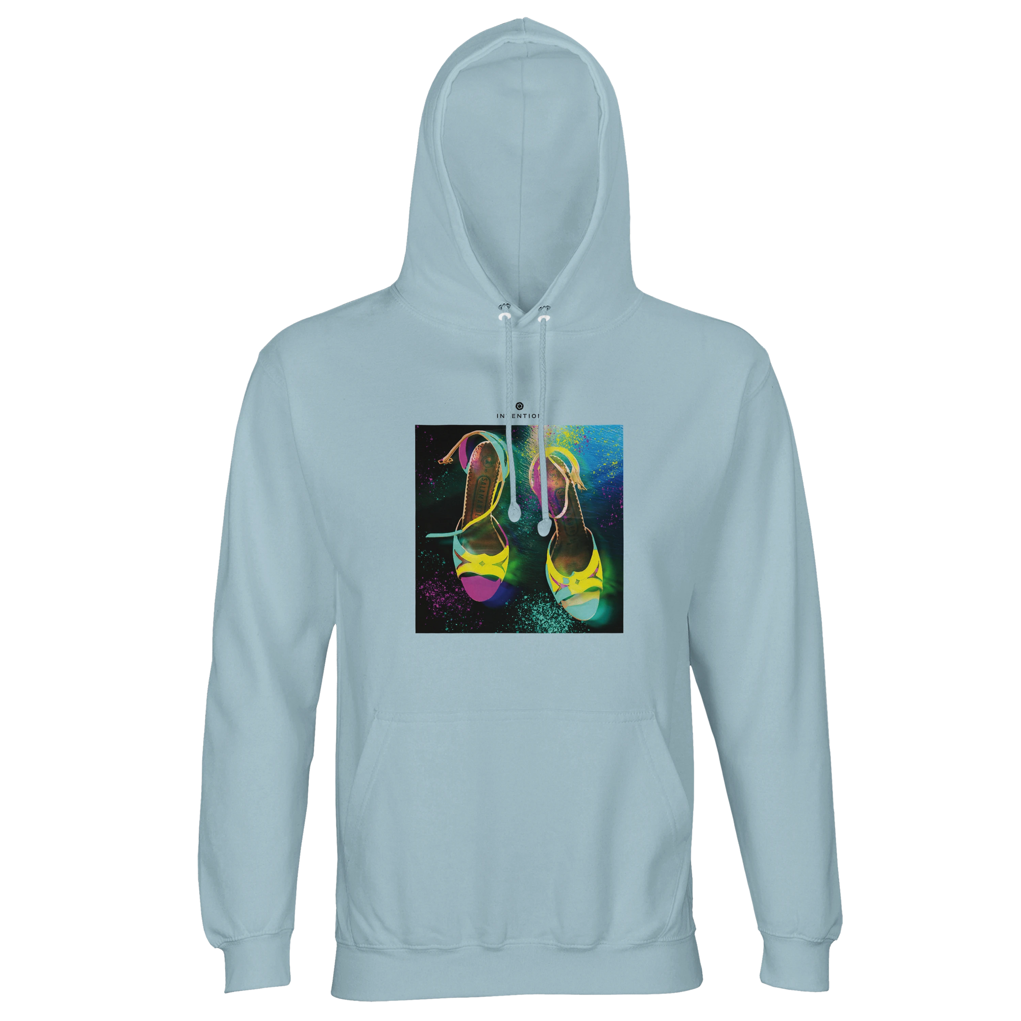 Adventurous - "Dancing in Colours" Hoodie creamy blue 1
